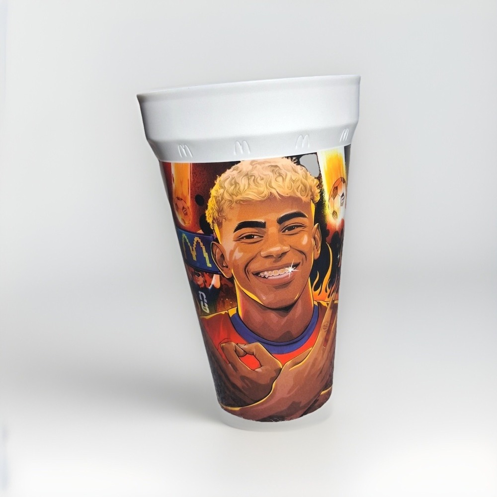 McDonalds Lamine Yamal Collector Cup FIFA 2026 Soccer Spain Football Tumbler